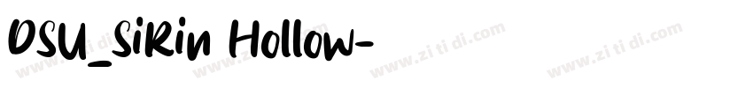 DSU_SiRin Hollow字体转换